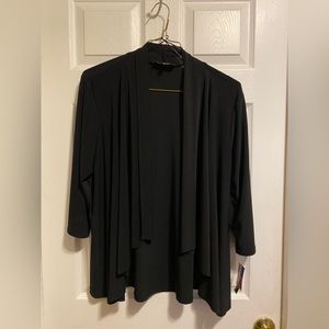 XL Black Shrug Jacket 95% Polyester 5% Spandex - Never Worn